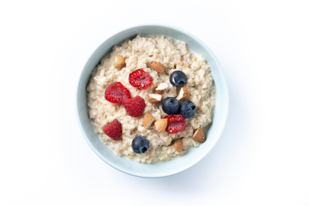 owsianka z malinami