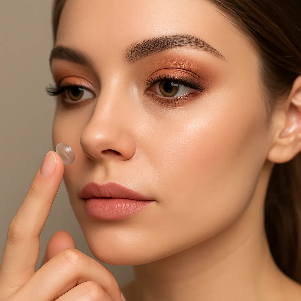 Soczewki kontaktowe a makijaż